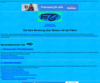 Ferryconsult.de(Ferry Consult) Screenshot