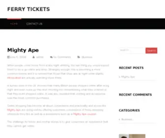 Ferrytickets.co.nz(Ferry Tickets) Screenshot