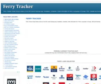 Ferrytracker.net(Ferry Tracker) Screenshot