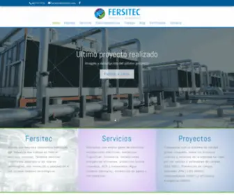 Fersitec.com(Fersitec Proyectos y Tecnologias empresa instaladora) Screenshot