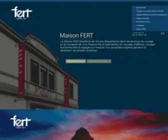 Fert.ch(Agence de voyage et spécialiste du transport transfrontalier basée à Genève) Screenshot
