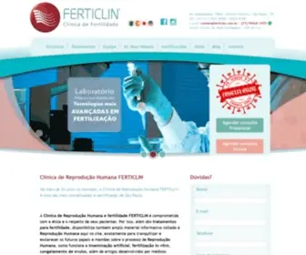 Ferticlin.com.br(Clínica) Screenshot