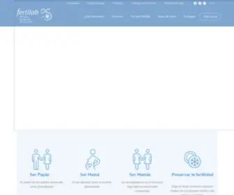Fertilab.com(Clínica de fertilidad Barcelona) Screenshot