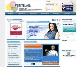 Fertilab.net(Bienvenidos a) Screenshot