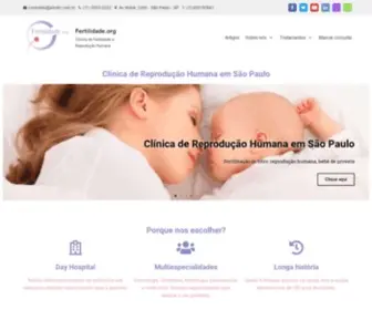Fertilidade.org(Tratamentos em Reprodução Humana) Screenshot