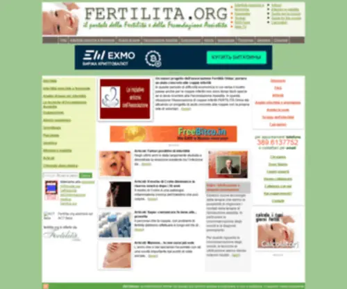 Fertilita.org(Il portale della Fertilit) Screenshot