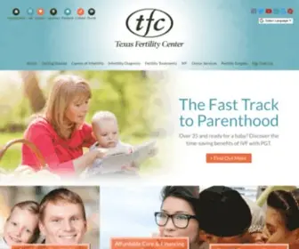 Fertility-Texas.com(Texas Fertility Center New Braunfels) Screenshot