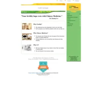 Fertilitychinesemedicine.com(Chinese Medicine Infertility Clinic) Screenshot