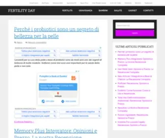 Fertilityday2016.it(Fertilità Femminile e Maschile) Screenshot