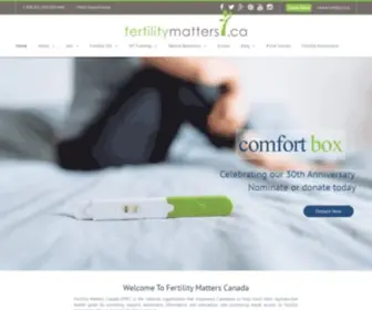 Fertilitymatters.ca(Fertility Matters Canada (FMC)) Screenshot