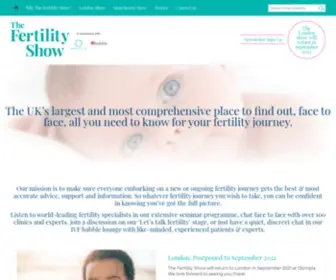 Fertilityshow.co.uk(The Fertility Show) Screenshot