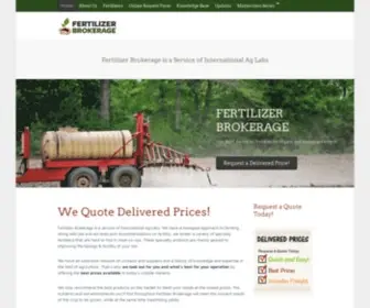 Fertilizerbrokerage.com(Fertilizer Brokerage) Screenshot