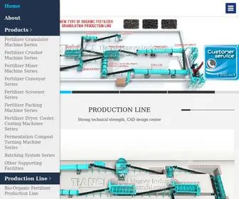 Fertilizermachine-Solution.com(Fertilizer Machine & Fertilizer Production Line Manufacturer) Screenshot