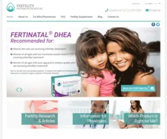 Fertinatal.com(DHEA Fertility Nutritional Supplements) Screenshot