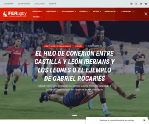 Ferugby.es(FEDERACION ESPAÑOLA RUGBY) Screenshot