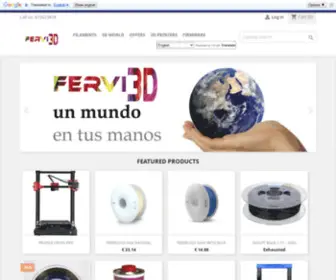 Fervi3D.com(Tu tienda de impresión 3D) Screenshot