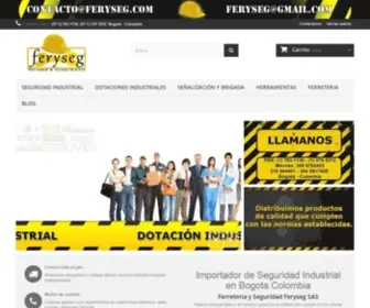 Feryseg.com(Ferretería y Seguridad Industrial en Bogota Colombia) Screenshot