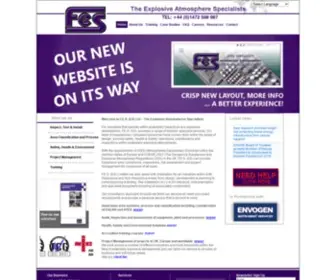 Fes-EX.com(ATEX Specialists & Electrical Contractors) Screenshot