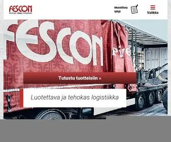 Fescon.fi(Rakennusalan kuivatuotteiden ja ratkaisuiden valmistaja) Screenshot