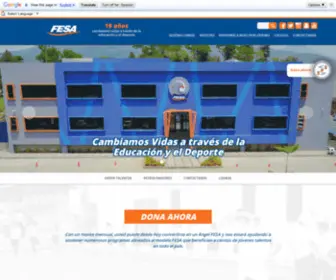 Fesaelsalvador.org(EL SALVADOR FESA) Screenshot