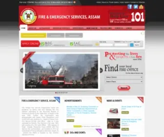 Fesassam.org(Fire & Emergency Services) Screenshot