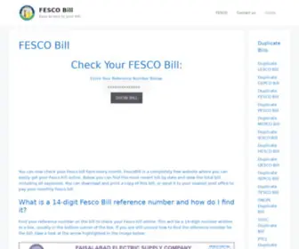 Fescobill.net(FESCO Bill Online) Screenshot