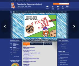 Fescubs.org(Fayetteville Elementary School) Screenshot