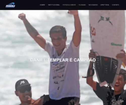 Feserj.org.br(Federação de Surfe do Estado do Rio de Janeiro) Screenshot