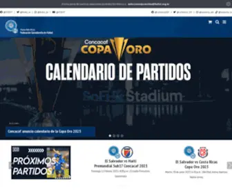 Fesfut.org.sv(Federación Salvadoreña de Fútbol) Screenshot