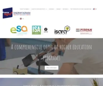 Fesia.org(France Agro³) Screenshot