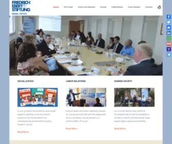 Fes.org.il(FRIEDRICH EBERT STIFTUNG) Screenshot