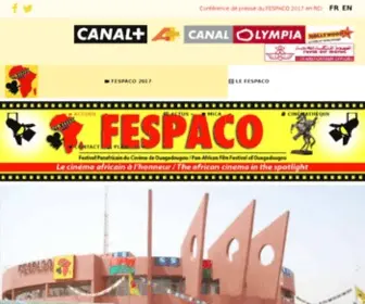 Fespaco.bf(Site web officiel du FESPACO) Screenshot