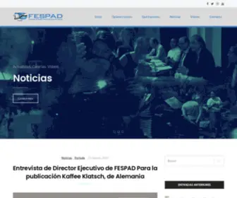 Fespad.org.sv(Fundación de Estudios para la Aplicación del Derecho) Screenshot