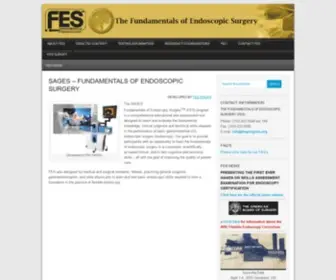 Fesprogram.org(Fundamentals of Endoscopic Surgery) Screenshot