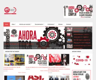 Fespugtaragon.es(UGT) Screenshot