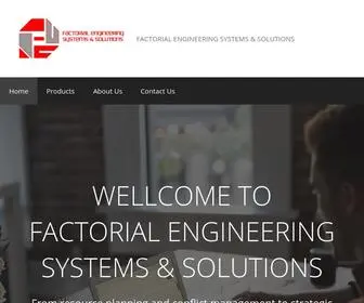 Fess.co.in(FACTORIAL ENGINEERING SYSTEMS & SOLUTIONS) Screenshot