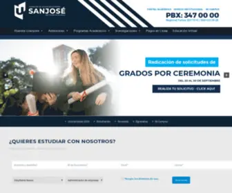 Fessanjose.edu.co(San José Fundación de Educación Superior) Screenshot