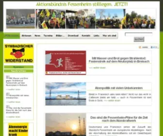 Fessenheimstop.org(Aktionsbündnis Fessenheim stilllegen) Screenshot