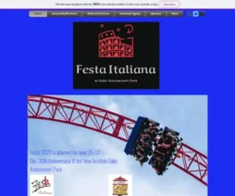 Festa-Italiana.org(Festa Italiana Portland) Screenshot