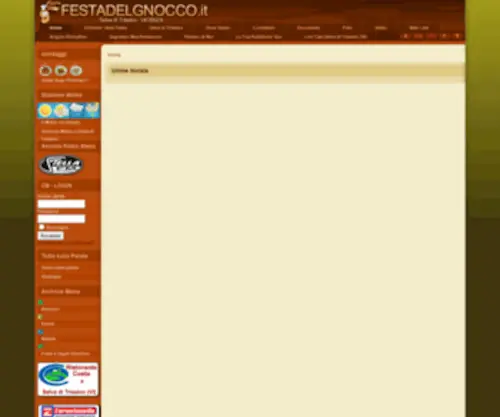 Festadelgnocco.it(FestaDelGnocco) Screenshot