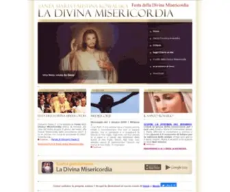 Festadelladivinamisericordia.com(La Divina Misericordia un segno per gli ultimi tempi) Screenshot