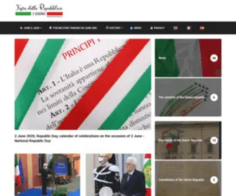 Festadellarepubblica.it(Festa della Repubblica) Screenshot