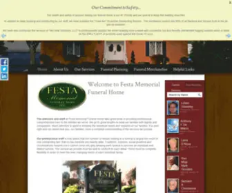 Festamemorial.com(Festa Memorial Funeral Home) Screenshot