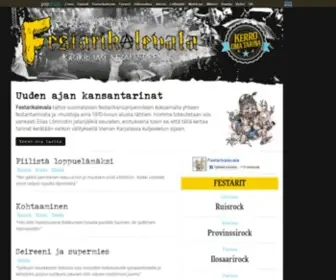 Festarikalevala.fi(Käsikirjasi kesäfestareille) Screenshot