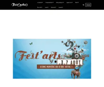 Festarts.com(Fest'arts) Screenshot