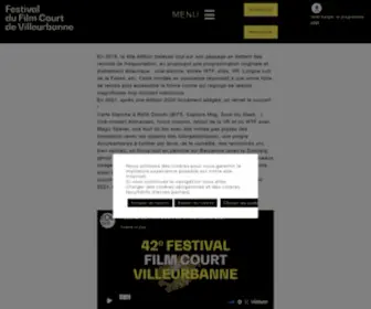 Festcourt-Villeurbanne.com(Festival du Film Court de Villeurbanne) Screenshot