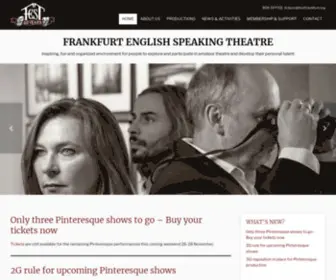 Festfrankfurt.org(Frankfurt English Speaking Theatre) Screenshot