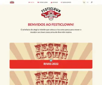 Festiclown.org(Sitio web oficial do Festiclown) Screenshot