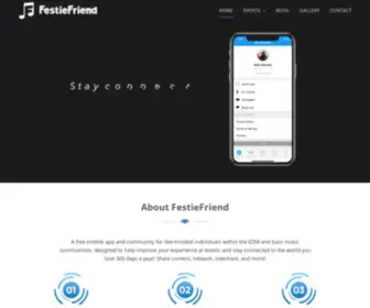 Festiefriend.net(Community Organisation) Screenshot