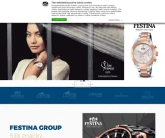 Festina.sk(Oficiálne stránky hodiniek Festina) Screenshot